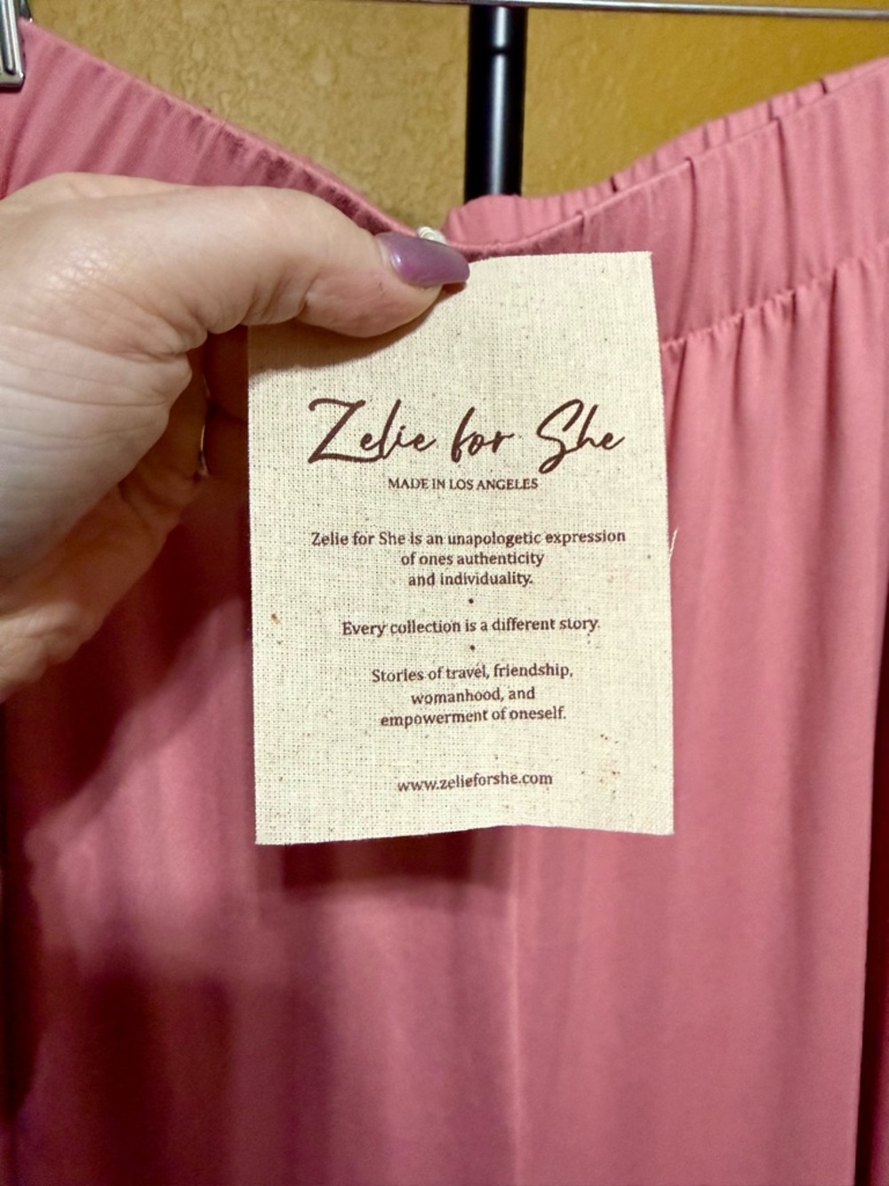 Zelie for She Pink Wide Leg Palazzo Pants - 3X – Made in USA - Pockets & NWT! - Picture 4 of 9